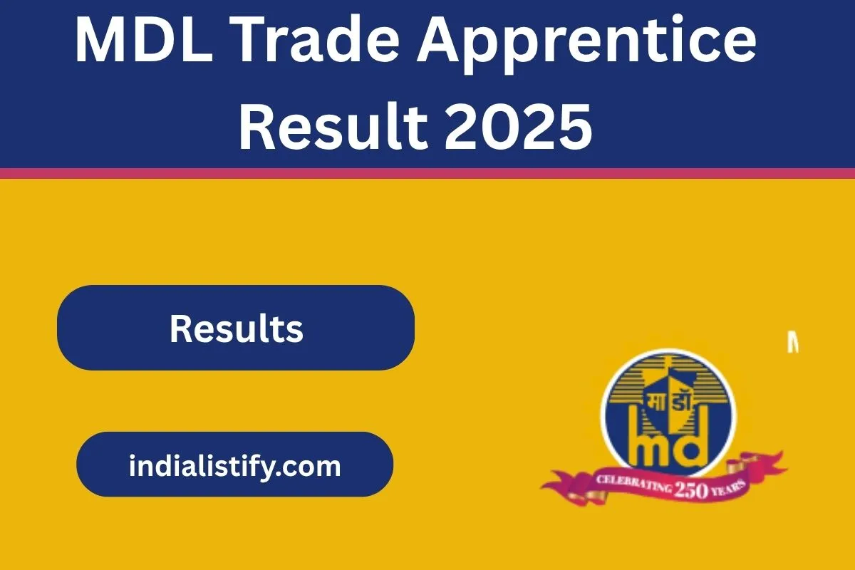 MDL Trade Apprentice Result 2025